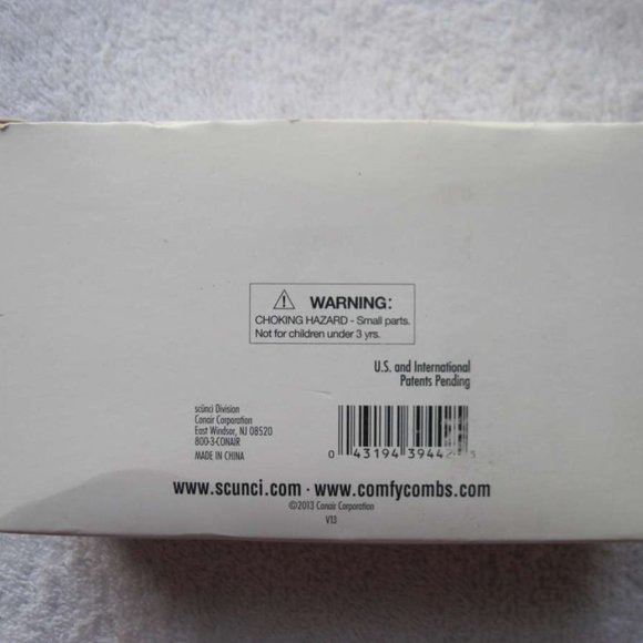 Scunci Comfy Comb Plastic Silicone Updo Stretch Style Hair Clip Black Blue Pink - Picture 16 of 16